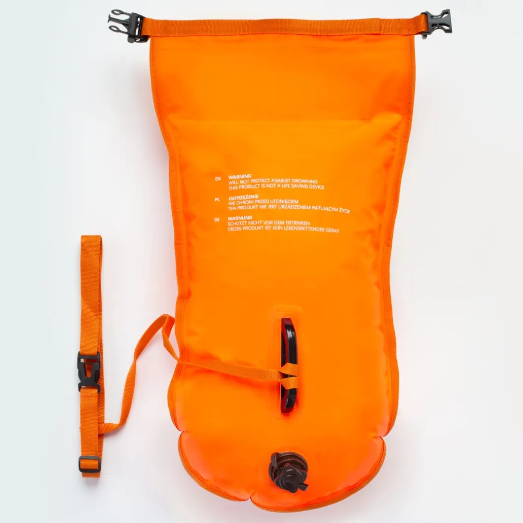 Boja asekuracyjna Open Water Swim Buoy 37x72 cm Aqua Speed kol.75 - pomarańczowy