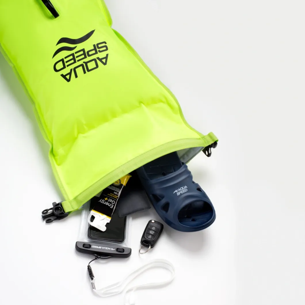 Boja asekuracyjna Open Water Swim Buoy 37x72 cm Aqua Speed kol.11 - zielony