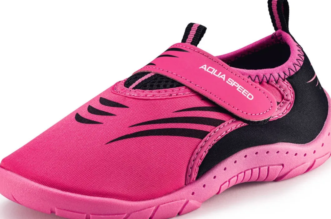 Buty do wody na rzep Aqua Speed 27F - różowe