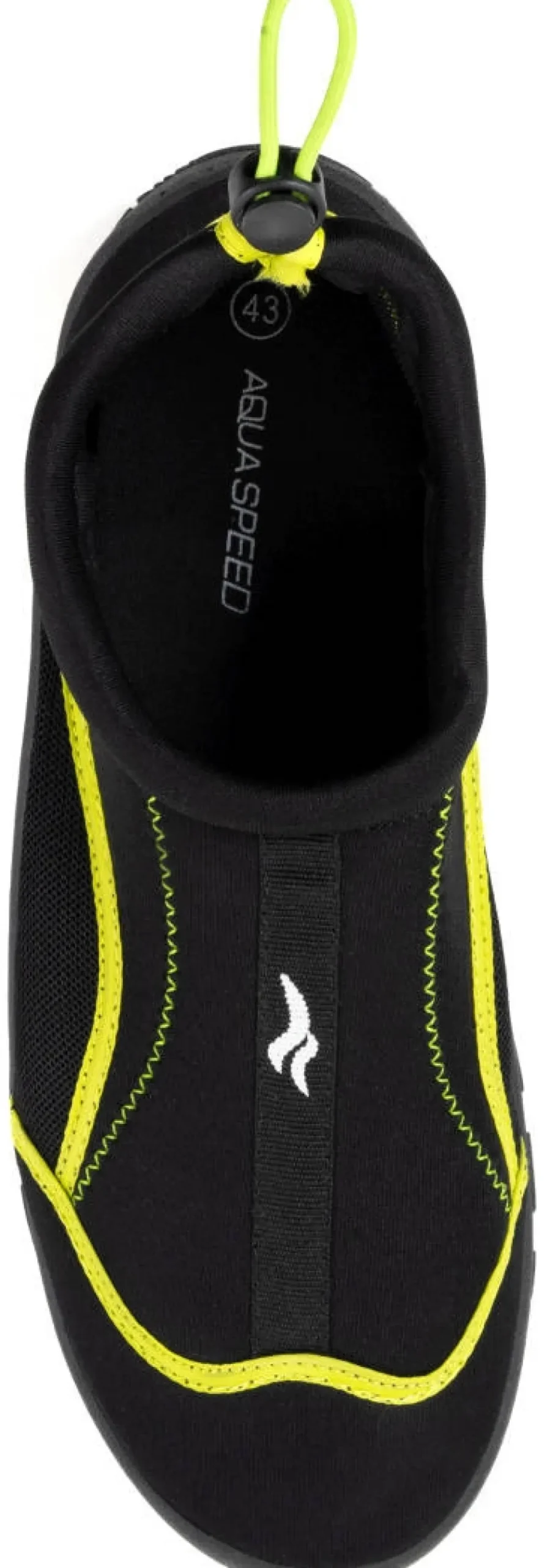 Buty do wody ze ściągaczem Aqua Speed 28B - czarno-żół