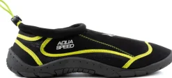 Buty do wody ze ściągaczem Aqua Speed 28B - czarno-żół