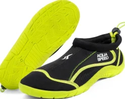 Buty do wody ze ściągaczem Aqua Speed 28A - żółto-czarne