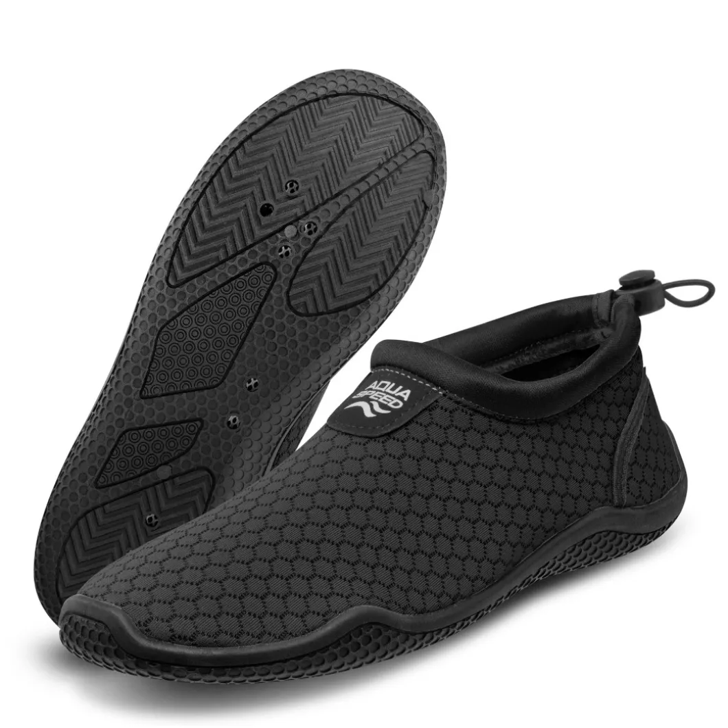 Buty do wody ze ściągaczem Aqua Shoe 30 kol.07 - czarne