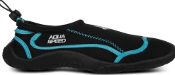 Buty do wody ze ściągaczem Aqua Shoe 28C - czarno-niebieskie