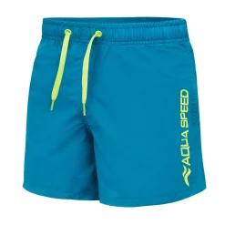 Chłopięce szorty pływackie Aqua Speed Owen Junior kol.02 - niebieskie