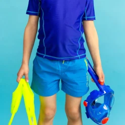 Chłopięce szorty pływackie Aqua Speed Owen Junior kol.02 - niebieskie