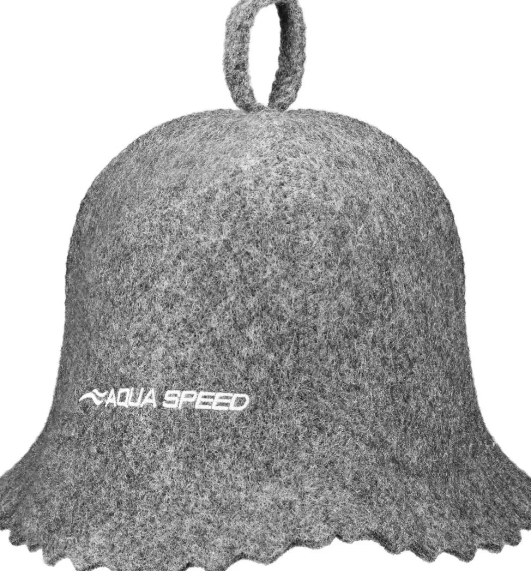 Czapka filcowa do sauny Aqua Speed - szara
