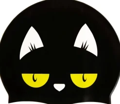 Czepek pływacki dla dzieci Aqua Speed Kiddie Cat 07 - czarny