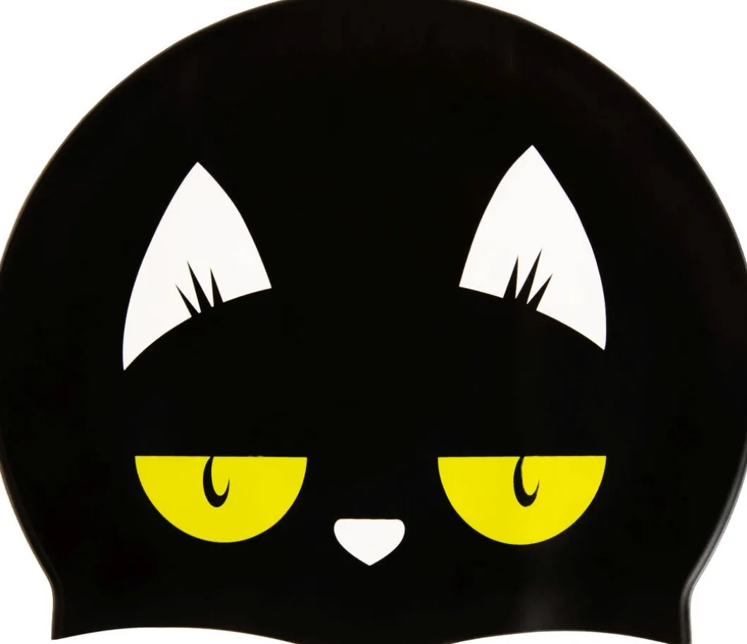 Czepek pływacki dla dzieci Aqua Speed Kiddie Cat 07 - czarny