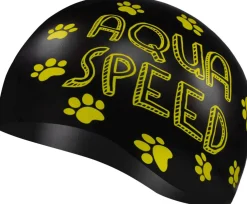 Czepek pływacki dla dzieci Aqua Speed Kiddie Cat 07 - czarny