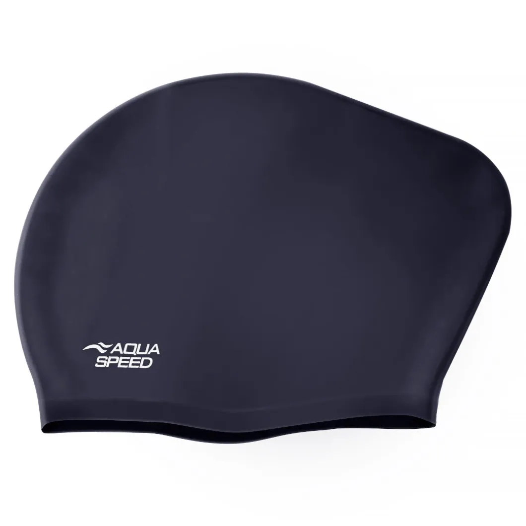 Czepek pływacki na długie włosy Aqua Speed Long Hair Cap 07 - czarny
