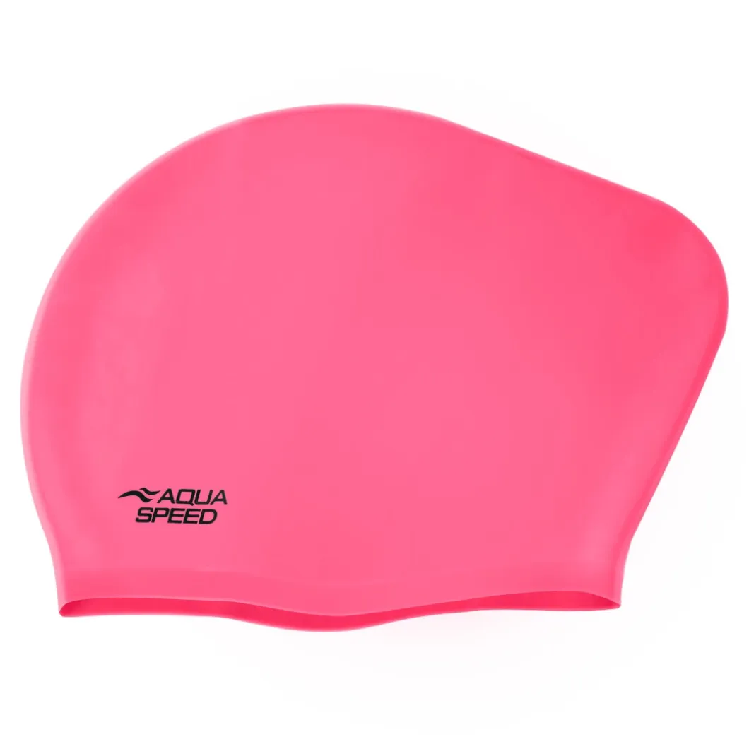 Czepek pływacki na długie włosy Aqua Speed Long Hair Cap 03 - różowy