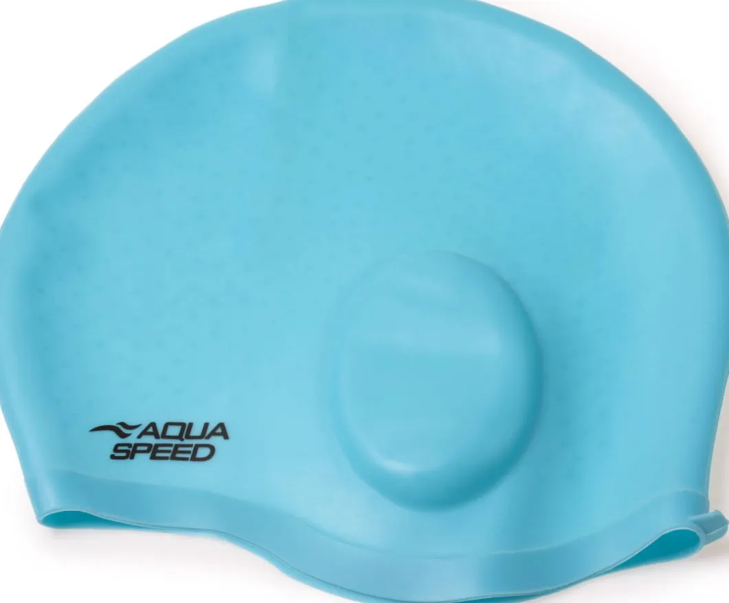Czepek pływacki na uszy Aqua Speed Ear Cap Comfort 02 - błękitny