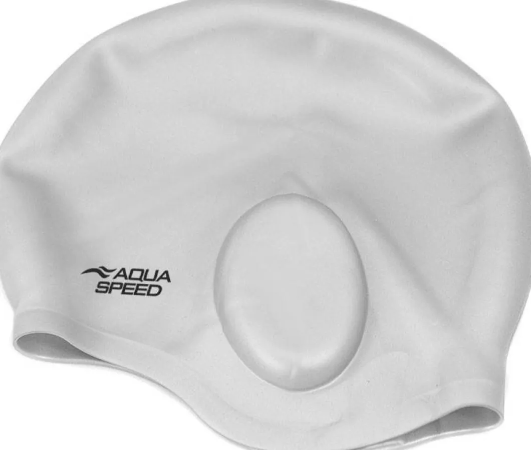 Czepek pływacki na uszy Aqua Speed Ear Cap 26 - srebrny