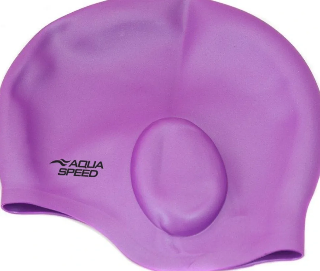 Czepek pływacki na uszy Aqua Speed Ear Cap 09 - fioletowy