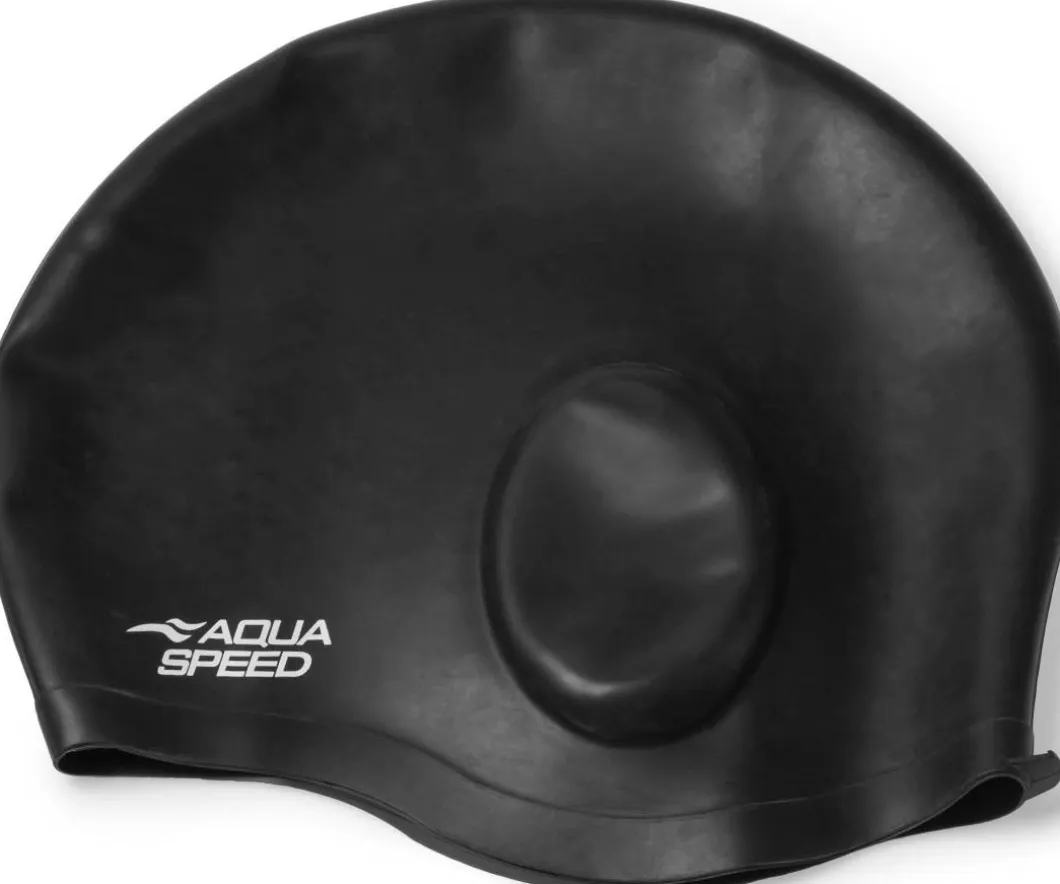 Czepek pływacki na uszy Aqua Speed Ear Cap Comfort 07 - czarny