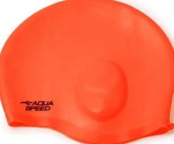 Czepek pływacki na uszy Aqua Speed Ear Cap Comfort 75 - pomarańczowy