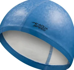 Czepek pływacki powlekany poliuretanem Aqua Speed Flux 01 - niebieski