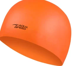 Czepek pływacki silikonowy Aqua Speed MEGA 75 - pomarańczowy