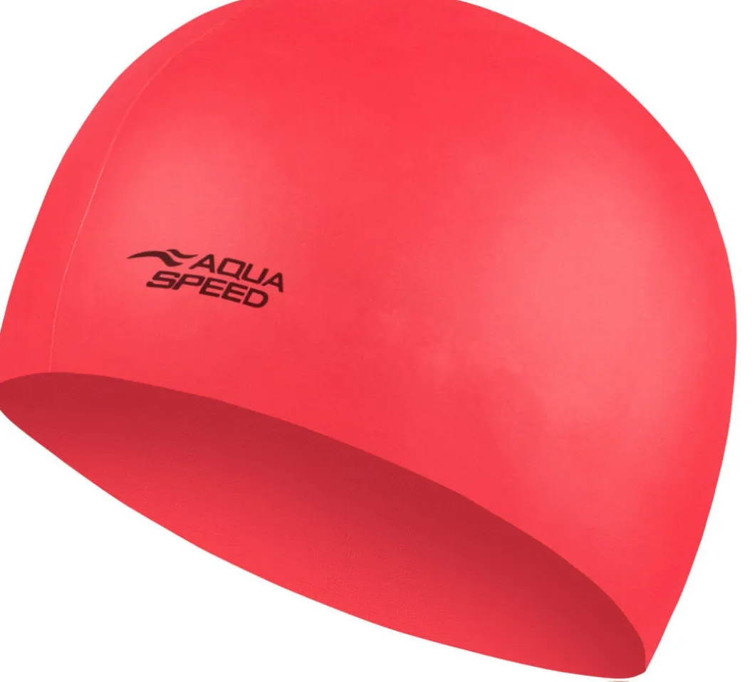 Czepek pływacki silikonowy Aqua Speed Mega 31 - czerwony