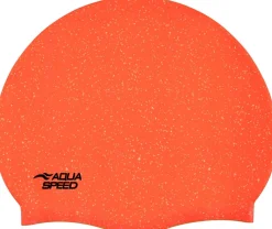 Czepek pływacki silikonowy z recyklingu Aqua Speed Reco 75 - pomarańczowy