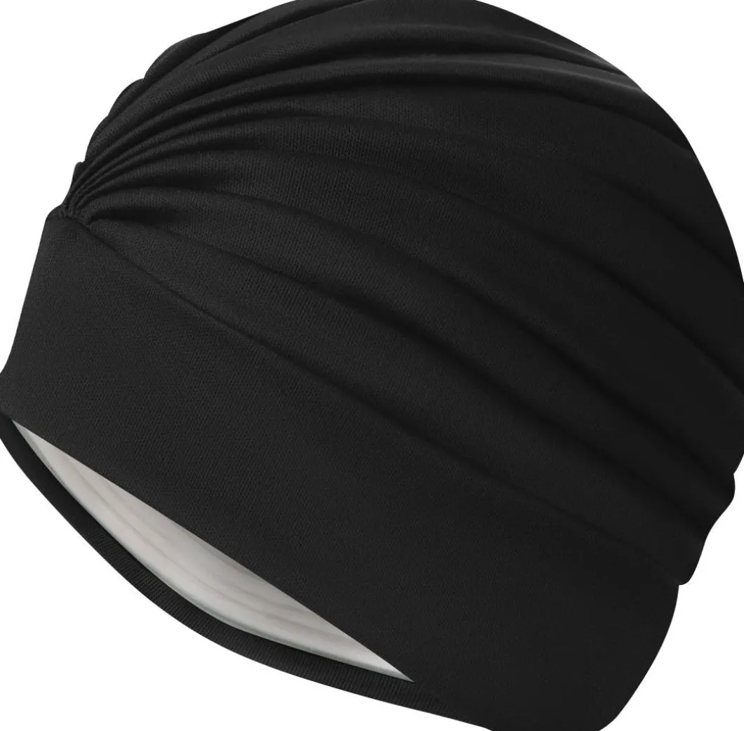Damski czepek kapielowo - pływacki Aqua Speed Turban Cap 07 - czarny