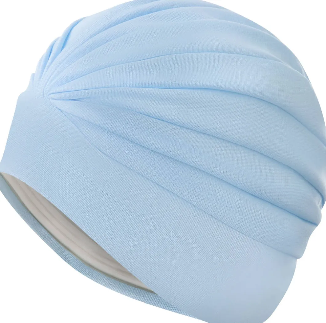 Damski czepek kapielowo - pływacki Aqua Speed Turban Cap 02 - niebieski