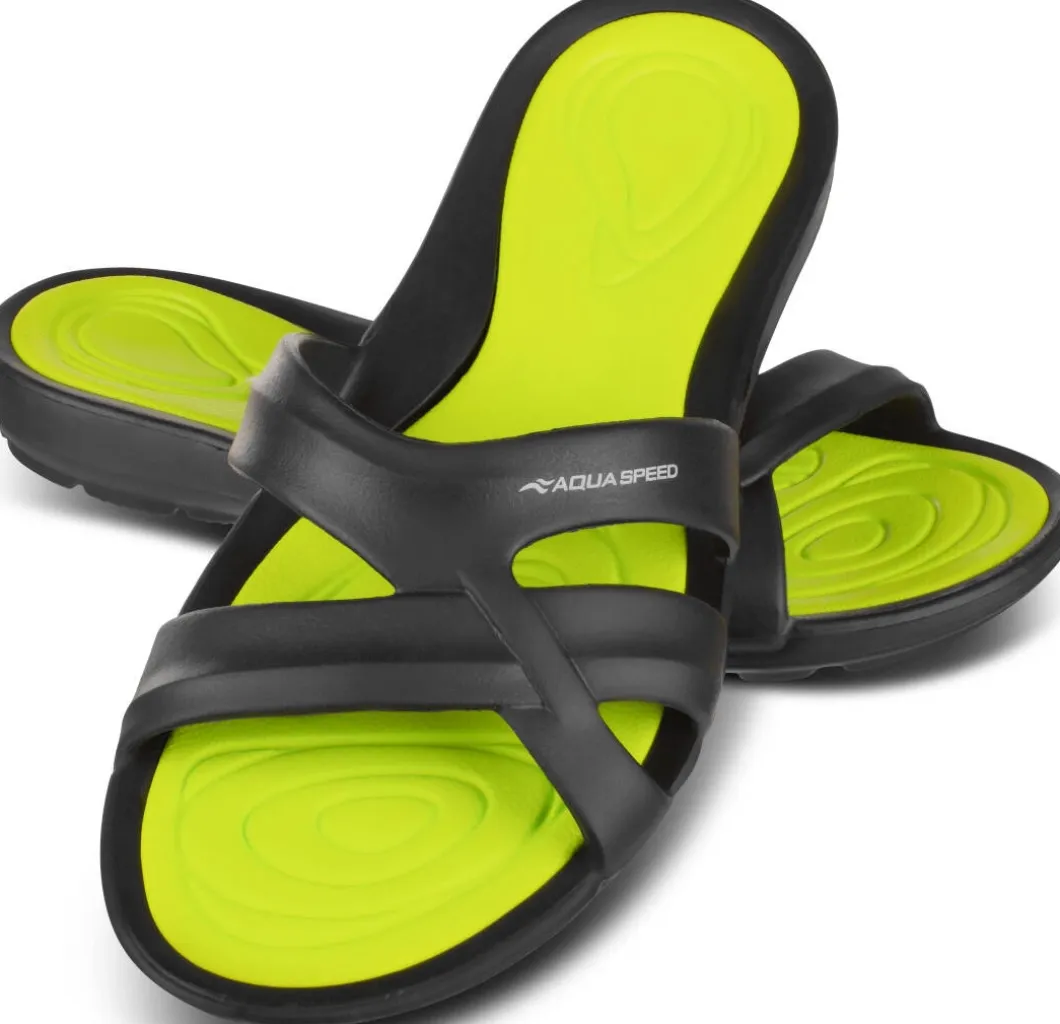 Damskie klapki basenowe Aqua Speed Panama 38 - czarne