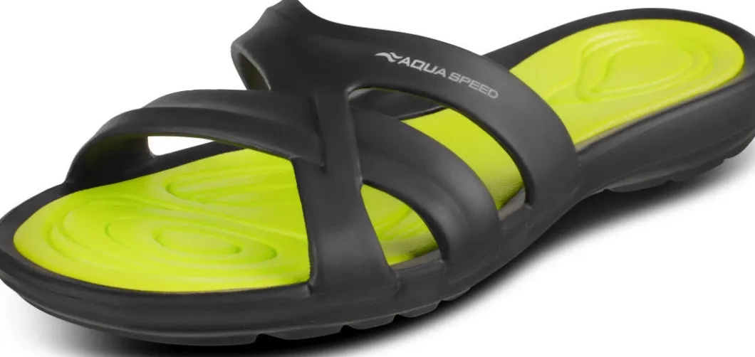 Damskie klapki basenowe Aqua Speed Panama 38 - czarne