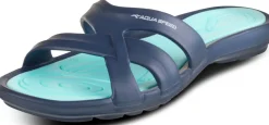 Damskie klapki basenowe Aqua Speed Panama 10 - granatowe