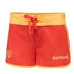 Damskie spodenki dla ratowniczki WOPR Aqua Speed Viki Rescue 31 - czerwono-żółte