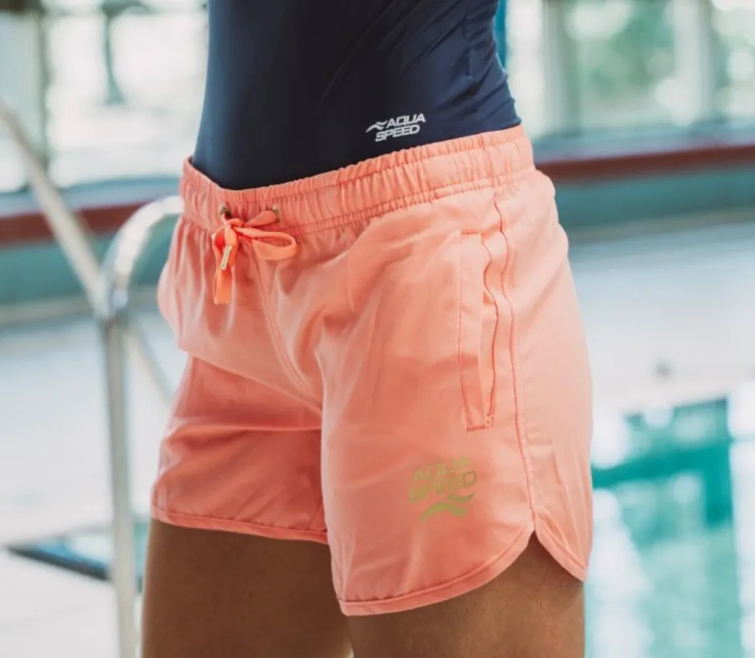 Damskie szorty kąpielowe Aqua Speed Lexi 03 - łososiowe
