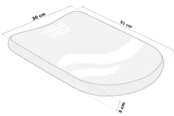 Deska do pływania Aqua Speed Pro Senior 51 cm - niebieska