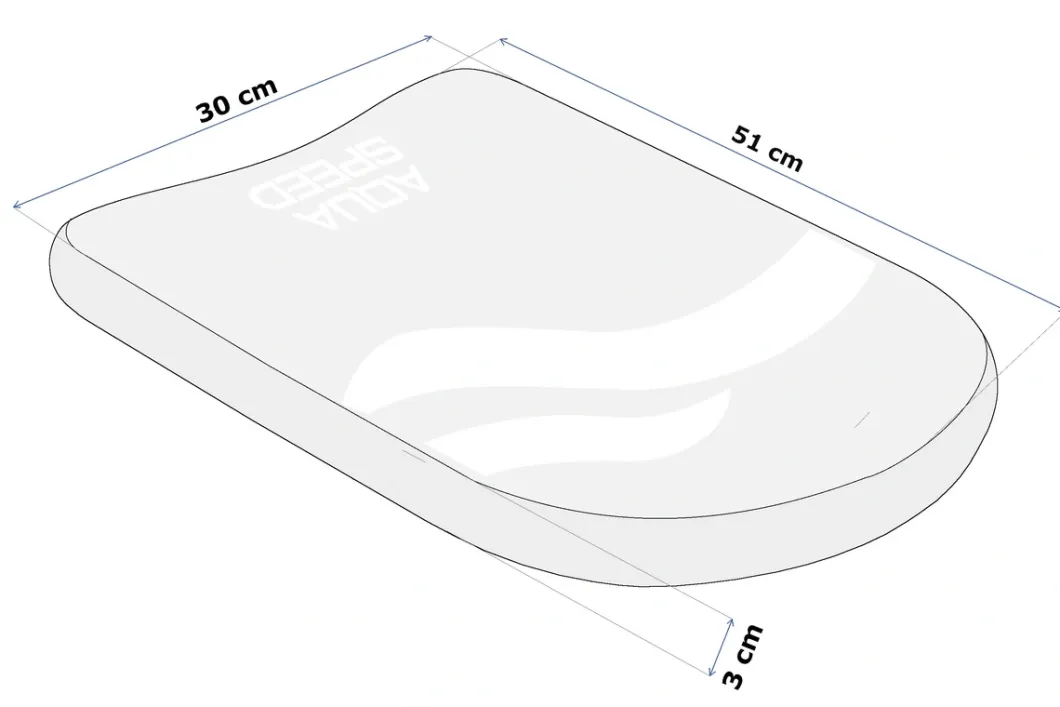 Deska do pływania Aqua Speed Pro Senior 51 cm - niebieska