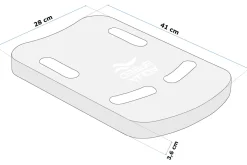 Deska do pływania Aqua Speed Verso 41 cm - niebieska