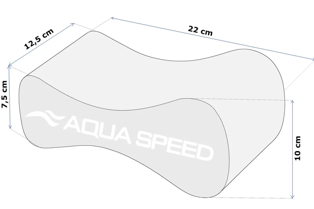 Deska do pływania pull buoy Aqua Speed Ósemka "3" - niebieska