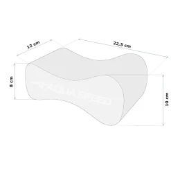 Deska do pływania pull buoy ósemka Aqua Speed Wave 38 - zielona