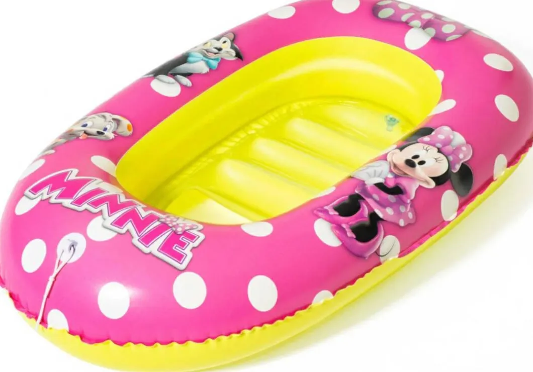 Dmuchany ponton plażowy dla dzieci "Minnie Beach Boat" - różowy