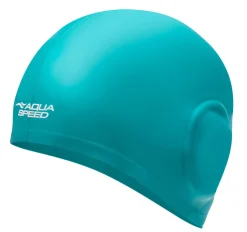 Duży czepek pływacki na uszy i długie włosy Aqua Speed Ear Cap Volume 11 - zielony