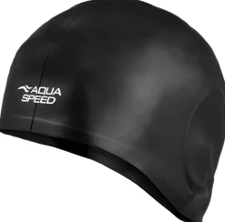 Duży czepek pływacki na uszy i długie włosy Aqua Speed Ear Cap Volume 07 - czarny