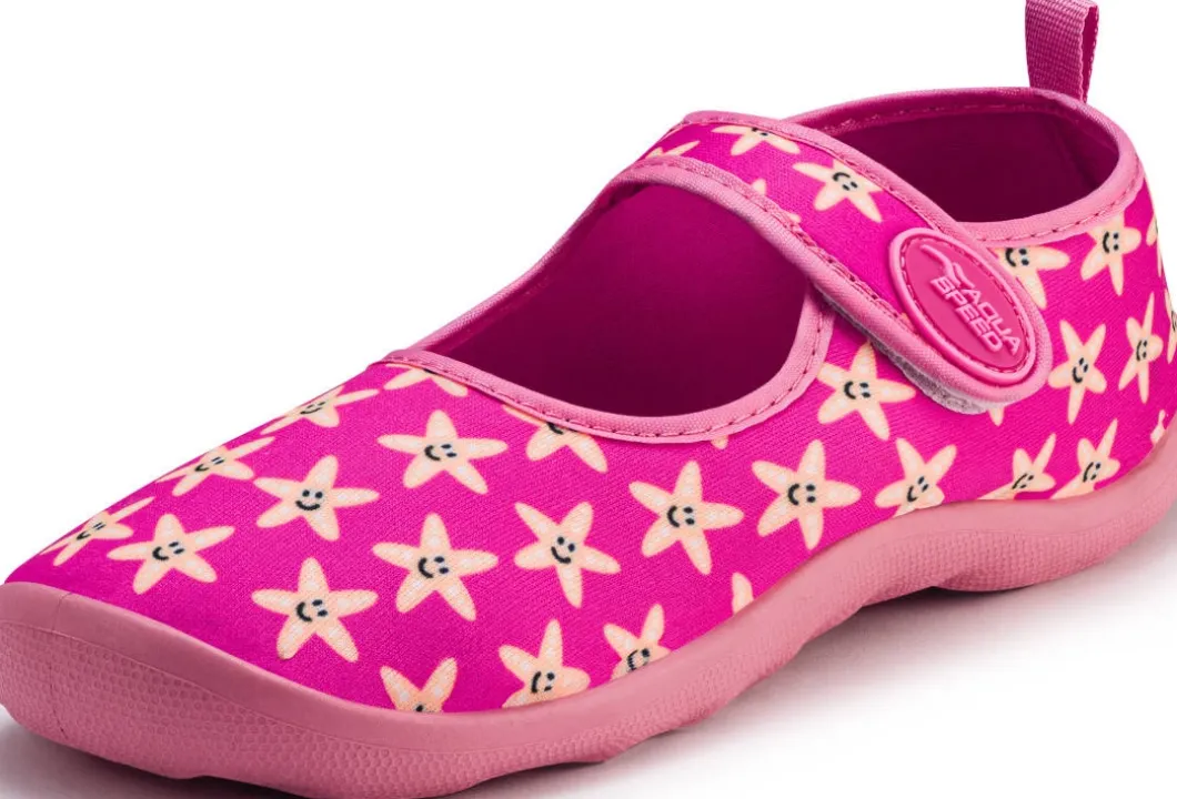 Dziecięce buty do wody na rzep Aqua Speed 29B - różowe