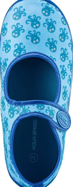 Dziecięce buty do wody na rzep Aqua Speed 29A - niebieskie