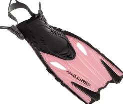 Dziecięce płetwy do snorkelingu z regulacją Aqua Speed Bounty 03 - różowe