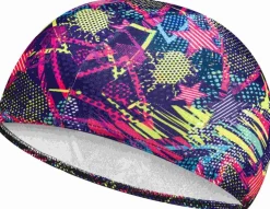 Dziecięcy czepek pływacki z materiału Aqua Speed Polyester Kid 03 - kolorowy