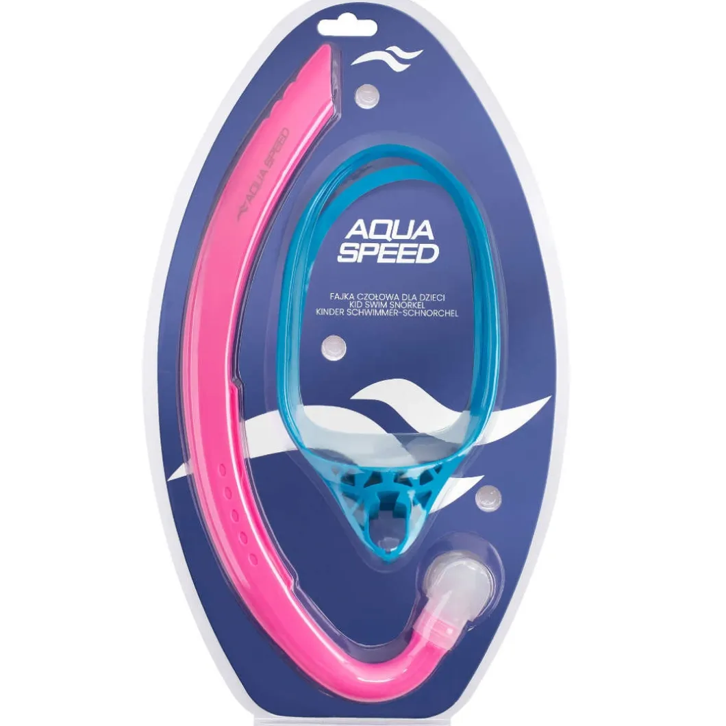 Fajka do pływania czołowa dla dzieci Aqua Speed JUNO JR kol. 03 - różowa