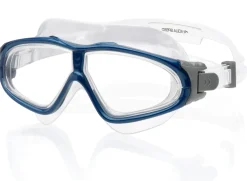 Gogle pływackie Aqua Speed Sirocco 10 - granatowe - bezbarwne szkła