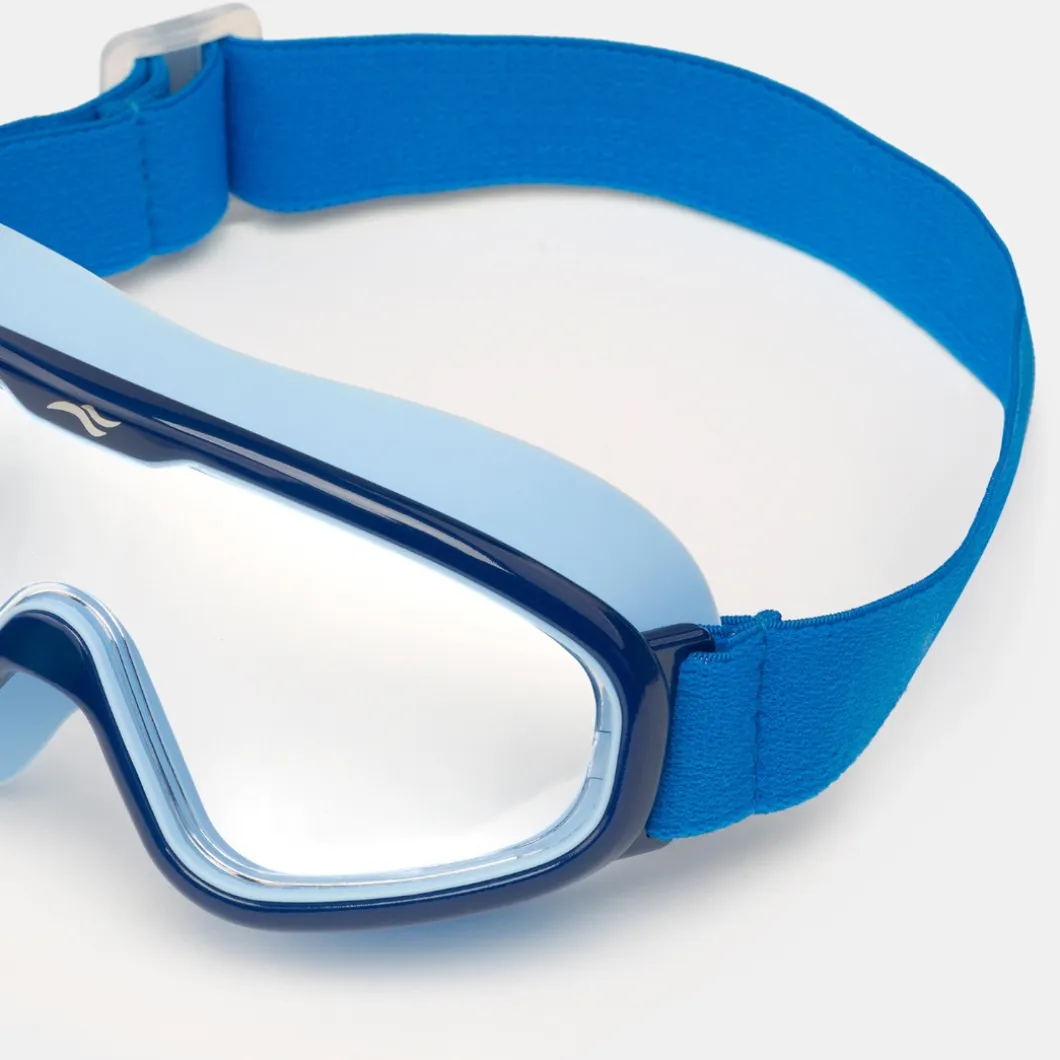 Gogle pływackie dla dzieci Aqua Speed Tivano FS Jr 02 - niebieskie-bezbarwne szkła