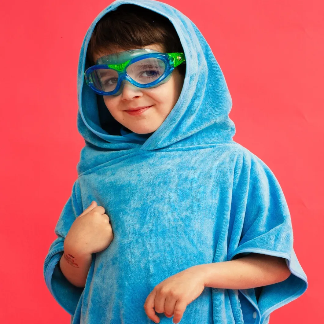 Gogle pływackie dla dzieci Aqua Speed Marin Kid 02 - niebieskie - bezbarwne szkła