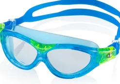 Gogle pływackie dla dzieci Aqua Speed Marin Kid 02 - niebieskie - bezbarwne szkła