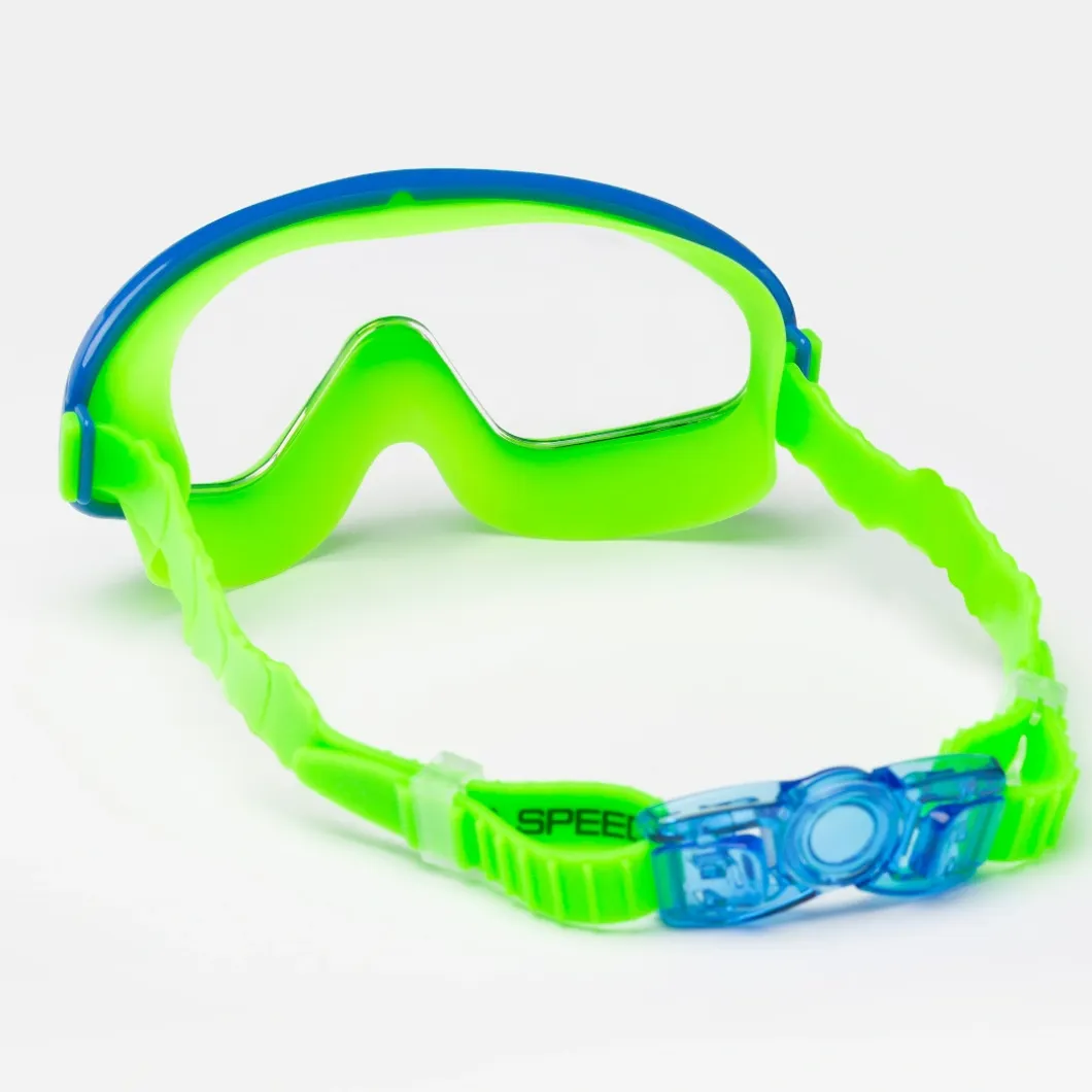 Gogle pływackie dla dzieci Aqua Speed Tivano Jr 30 - zielone - bezbarwne szkła